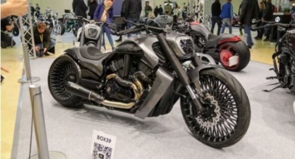 Крутые кастомы Giotto на базе Harley-Davidson V-Rod от российской мастерской Box39